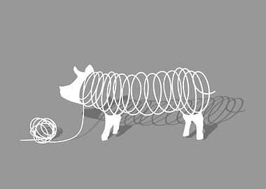 Beautiful One Line Animal