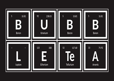 Element of Bubble Tea