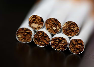 Cigarettes close up
