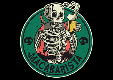Macabre barista coffee