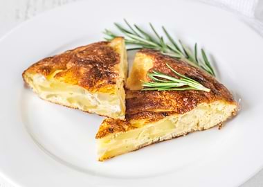 Spanish tortilla omelette