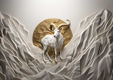 Popular Art Deco Goat