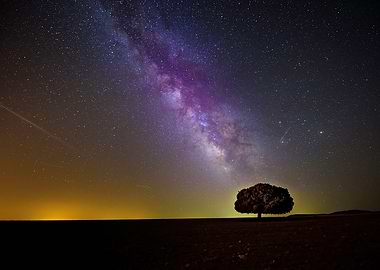 The Milky Way and Auroras