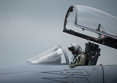 Piloting a Air Force Jet