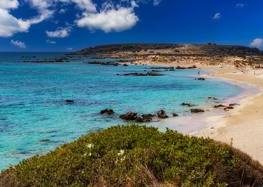 Elafonisi beach of Crete