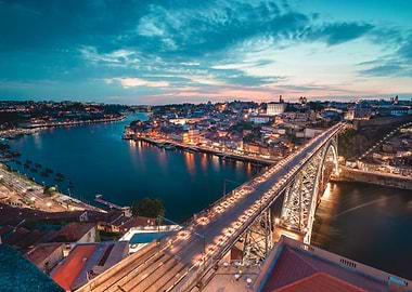 Sunset over the douro