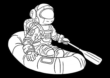 Rafting Rafter Astronaut