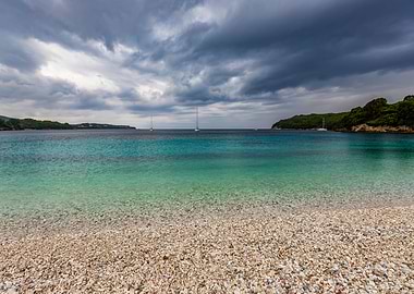 Seascape on a Corfu Island