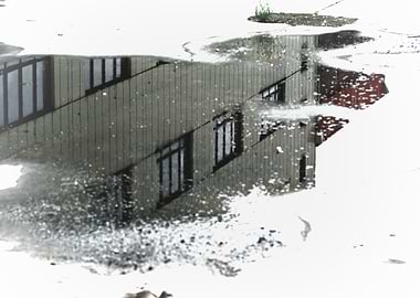 Reflections of a building