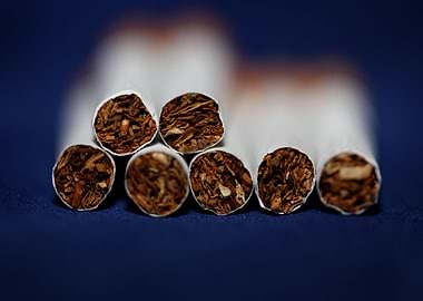 Cigarettes close up view