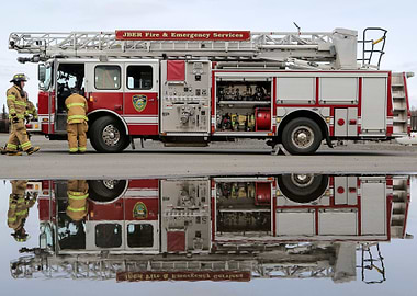 Firemen Fire Engine