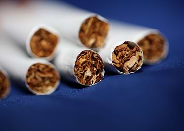 Cigarettes close up view