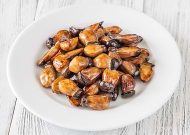 Teriyaki eryngii mushrooms