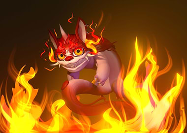 Fire dragon