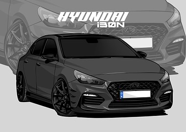 hyundai i30 n grey