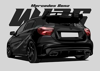 Mercedes Benz W176 black