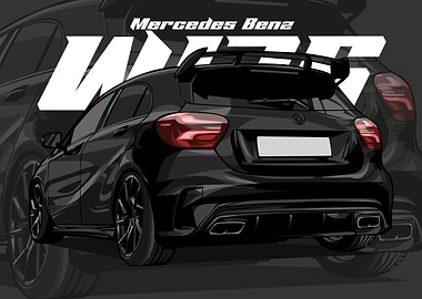 Mercedes Benz W176 black