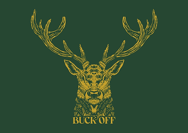 Buck Off Wild Deer