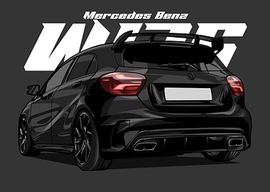 Mercedes Benz W176 black