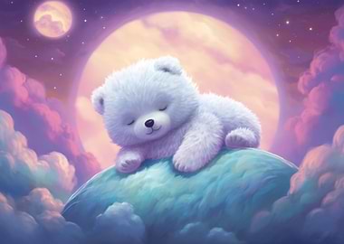 Polar Bear Cub Dreamscape
