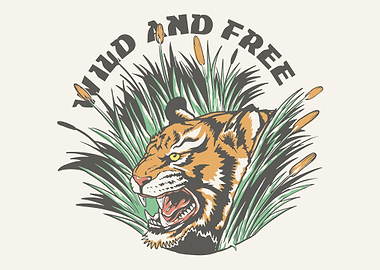 Wild and Free Tiger