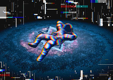 Astronaut Space Glitch