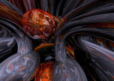 Lifes Turmoil Abstract