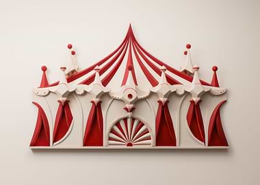 Vintage Circus Tint Poster