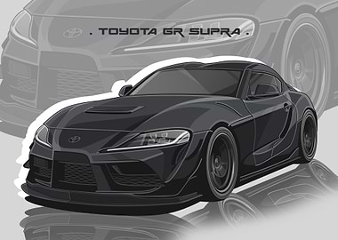 TOYOTA GR SUPRA BLACK