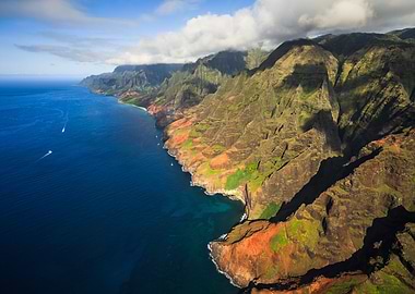 Na Pali coast Kauai Hawaii