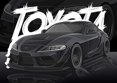TOYOTA GR SUPRA BLACK