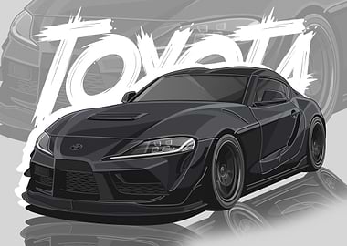 TOYOTA GR SUPRA BLACK