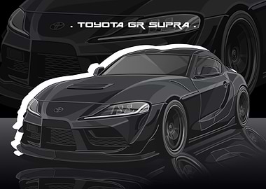TOYOTA GR SUPRA BLACK
