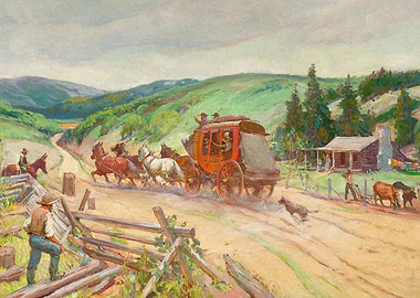 Stagecoach In The Village