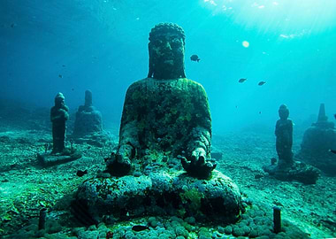 Underwater Buddha