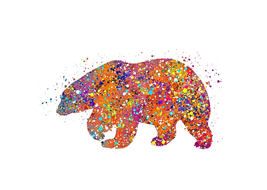Watercolor Bear