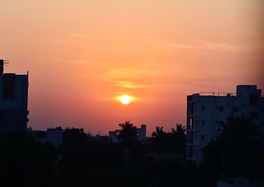 Beauty of the rising sun