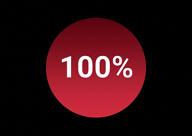 Loading circle grad red pe