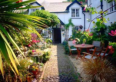 Clovelly rare front garden