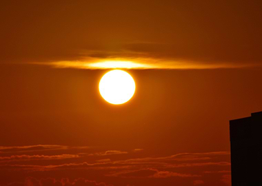 Beauty of the rising sun