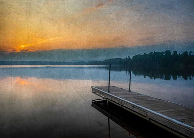 Fine Art Lake Dock