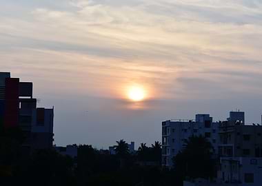 Beauty of the rising sun