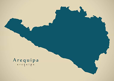 Arequipa Peru region map