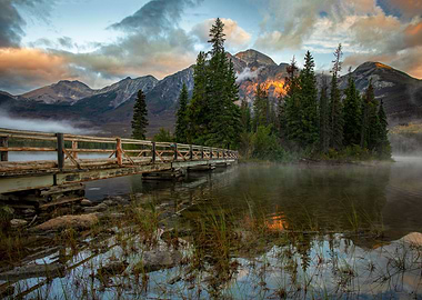 Pyramid Bridge Sunrise