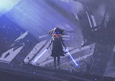 Futuristic Knight Art