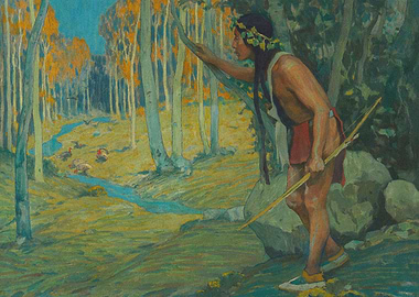 Indian Hunting Turkeys