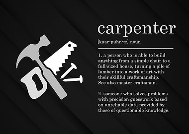 Funny Carpenter Definition
