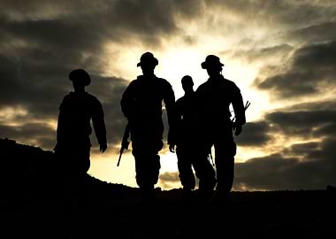 Soldiers Silhouette