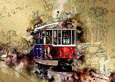 Old Trolley Cars 19