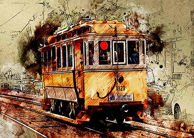 Old Trolley Cars 12